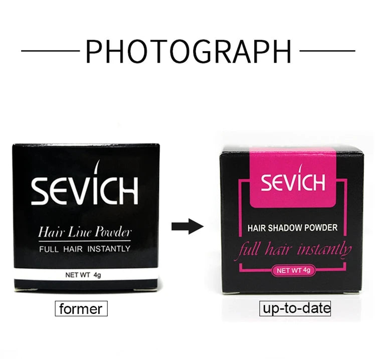 Sevich Light Blonde Color Hairline Shadow Powder Instantly Root Cover Up 4g Hair Fluffy Powder Hair Concealer Coverag Make up