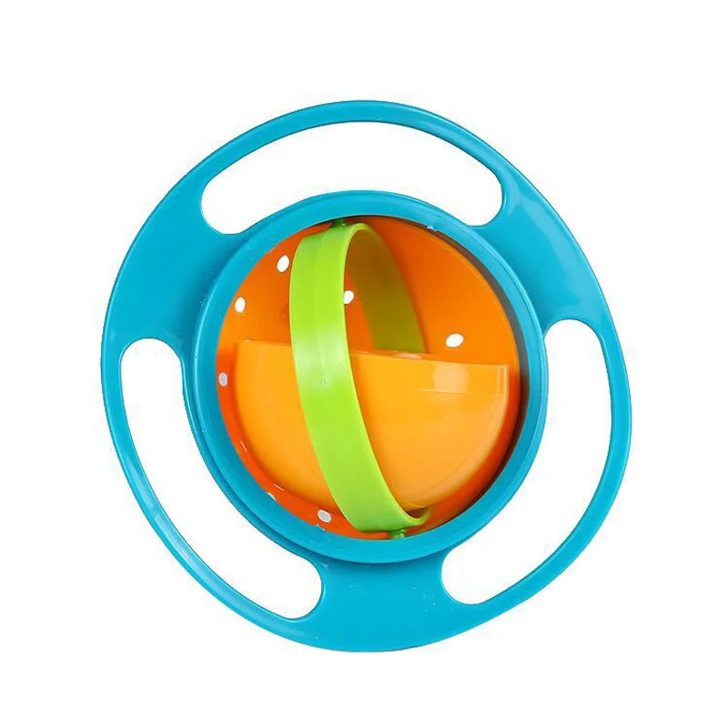 Universal baby feeding bowl Gyro Bowl Practical Design Children Rotary Balance Novelty Gyro Umbrella 360 Rotate Spill-Proof Soli