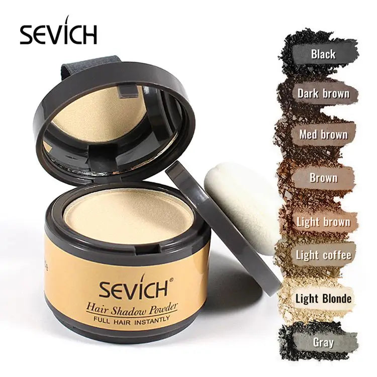 Sevich Light Blonde Color Hairline Shadow Powder Instantly Root Cover Up 4g Hair Fluffy Powder Hair Concealer Coverag Make up