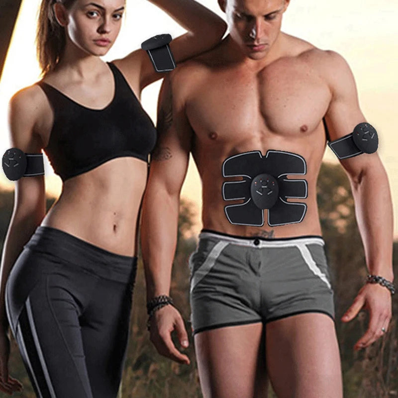 Electric EMS Buttocks Hip Muscle Trainer Slimming Fat Burning Massage Abdominal Fitness Training Apparatus ABS Muscle Stimulator