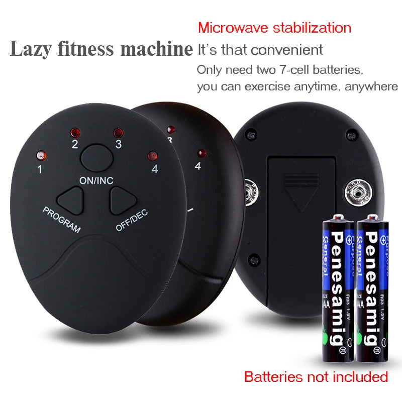 Electric EMS Buttocks Hip Muscle Trainer Slimming Fat Burning Massage Abdominal Fitness Training Apparatus ABS Muscle Stimulator