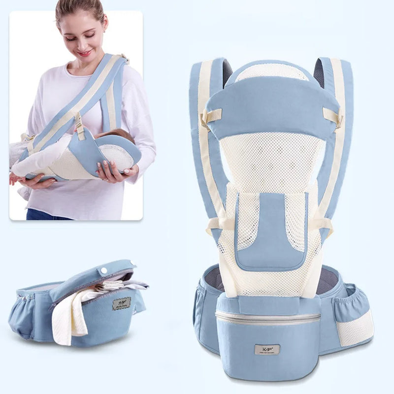 Newborn Ergonomic Baby Carrier Backpack Infant Baby Hipseat Carrier Front Facing Ergonomic Kangaroo Baby Wrap Sling Travel