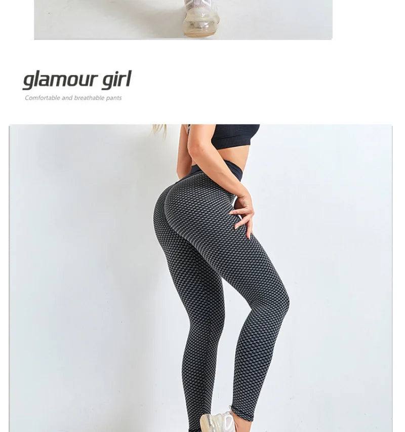 Fashion Tik-Tok Ladies High Waisted Tight Sport Workout Butt Lift Yoga Pants Tik Tok Fitness Custom Leggings For Women