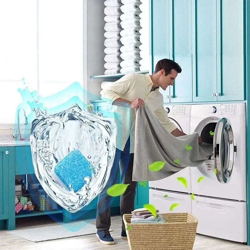 For Washing Machine Cleaner Washer Capsule Detergent Mini Laundry Powder Products Portable Cleaning Household. 4/8/12 PCS Home