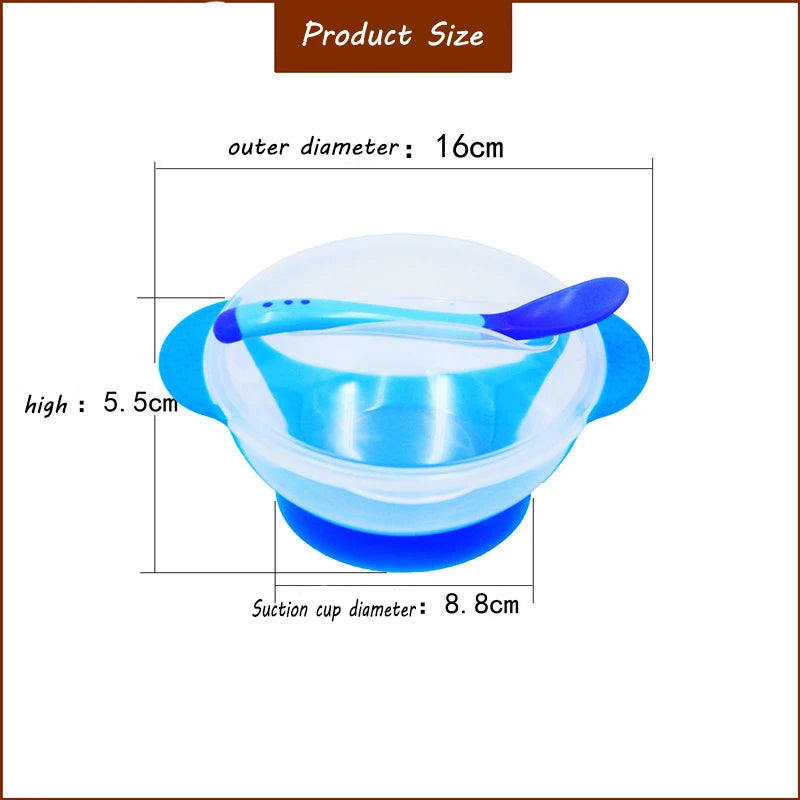 Universal baby feeding bowl Gyro Bowl Practical Design Children Rotary Balance Novelty Gyro Umbrella 360 Rotate Spill-Proof Soli