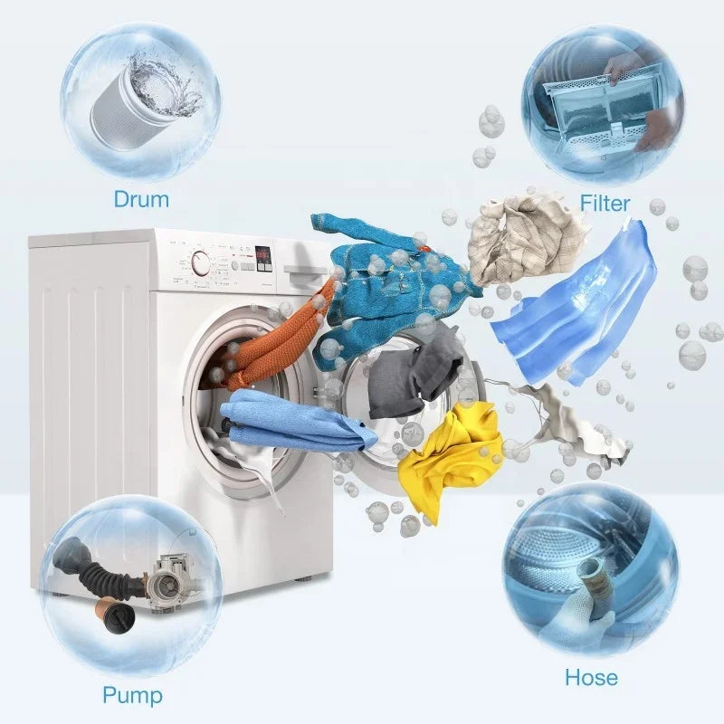 For Washing Machine Cleaner Washer Capsule Detergent Mini Laundry Powder Products Portable Cleaning Household. 4/8/12 PCS Home