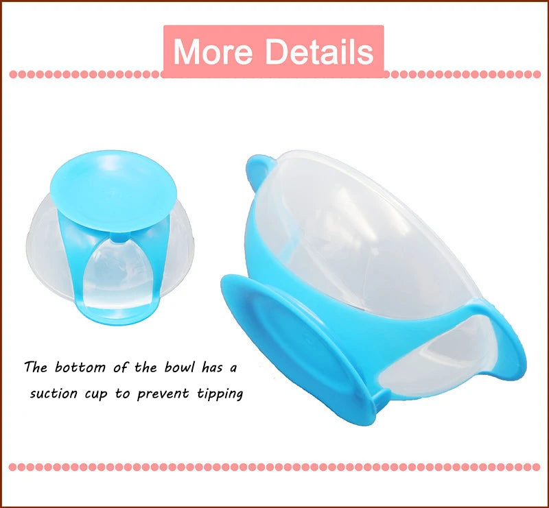 Universal baby feeding bowl Gyro Bowl Practical Design Children Rotary Balance Novelty Gyro Umbrella 360 Rotate Spill-Proof Soli