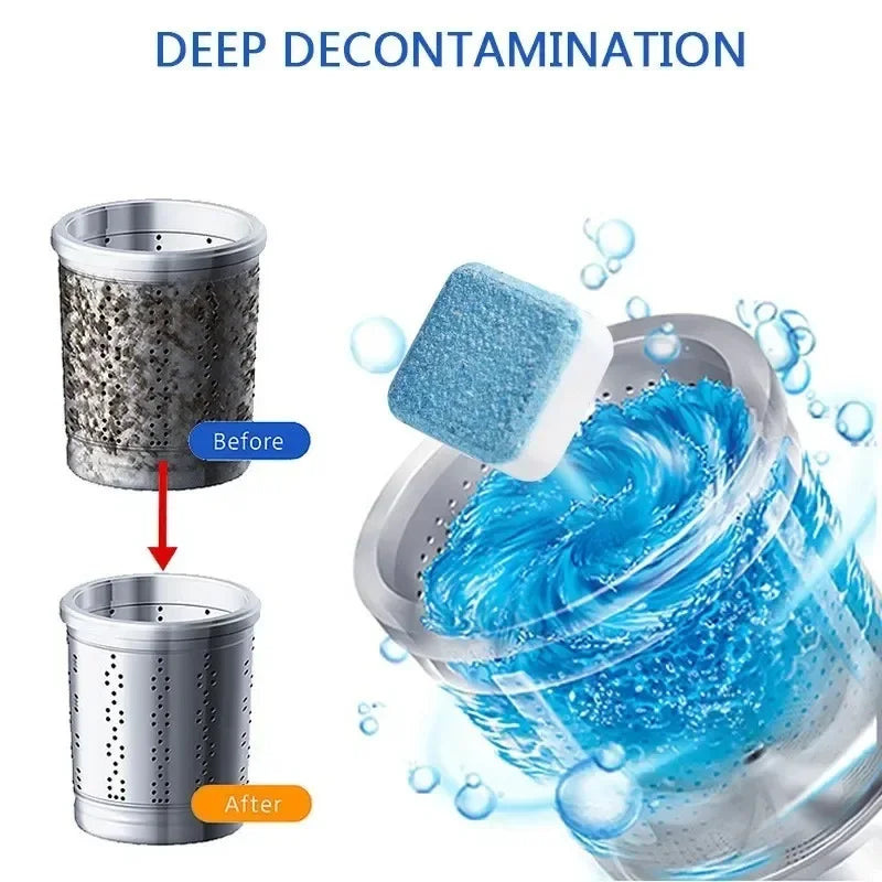 For Washing Machine Cleaner Washer Capsule Detergent Mini Laundry Powder Products Portable Cleaning Household. 4/8/12 PCS Home