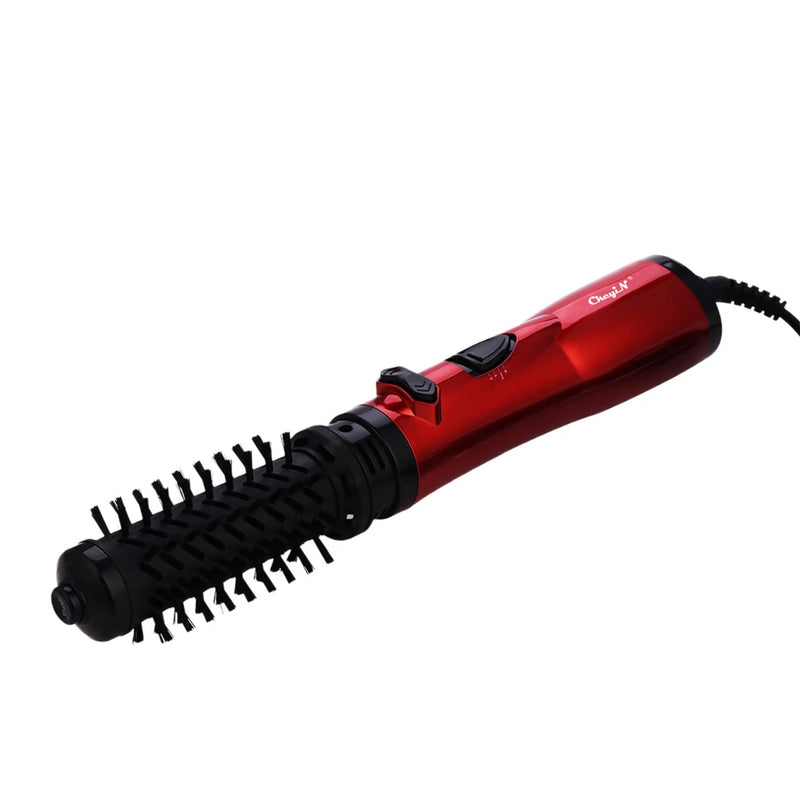 CkeyiN Hair Dryer Brush 2 In 1 Hot Air Spin Brush Curling Straightening Styling Auto-Rotating Ionic Round Blow Dryer Volumizer