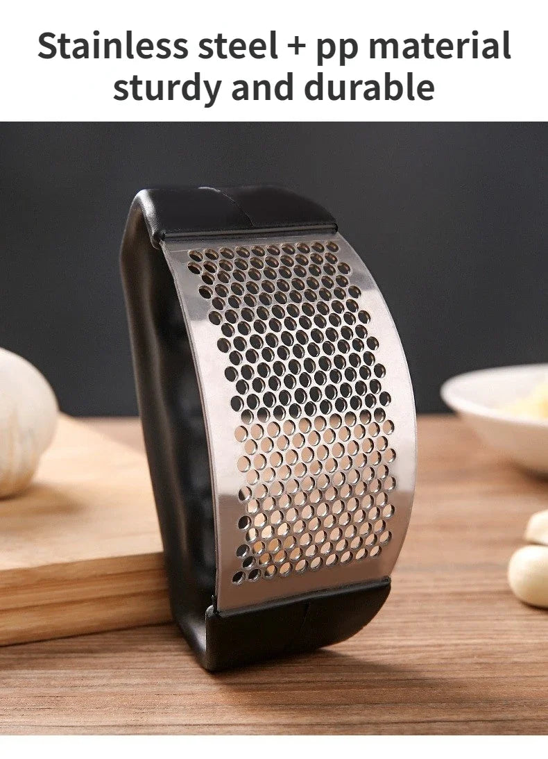 Stainless Steel Garlic Press Manual Garlic Maker Kitchen Multifunctional Household Shoot Garlic Crush Squeeze Garlic Tools