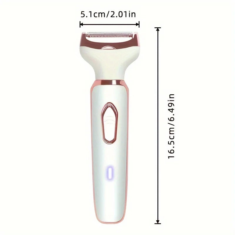 4 In 1 Electric Lady Shaver, Body Hair Removal Epilator, Painless Cordless Trimmer Razor, Gifts For Women