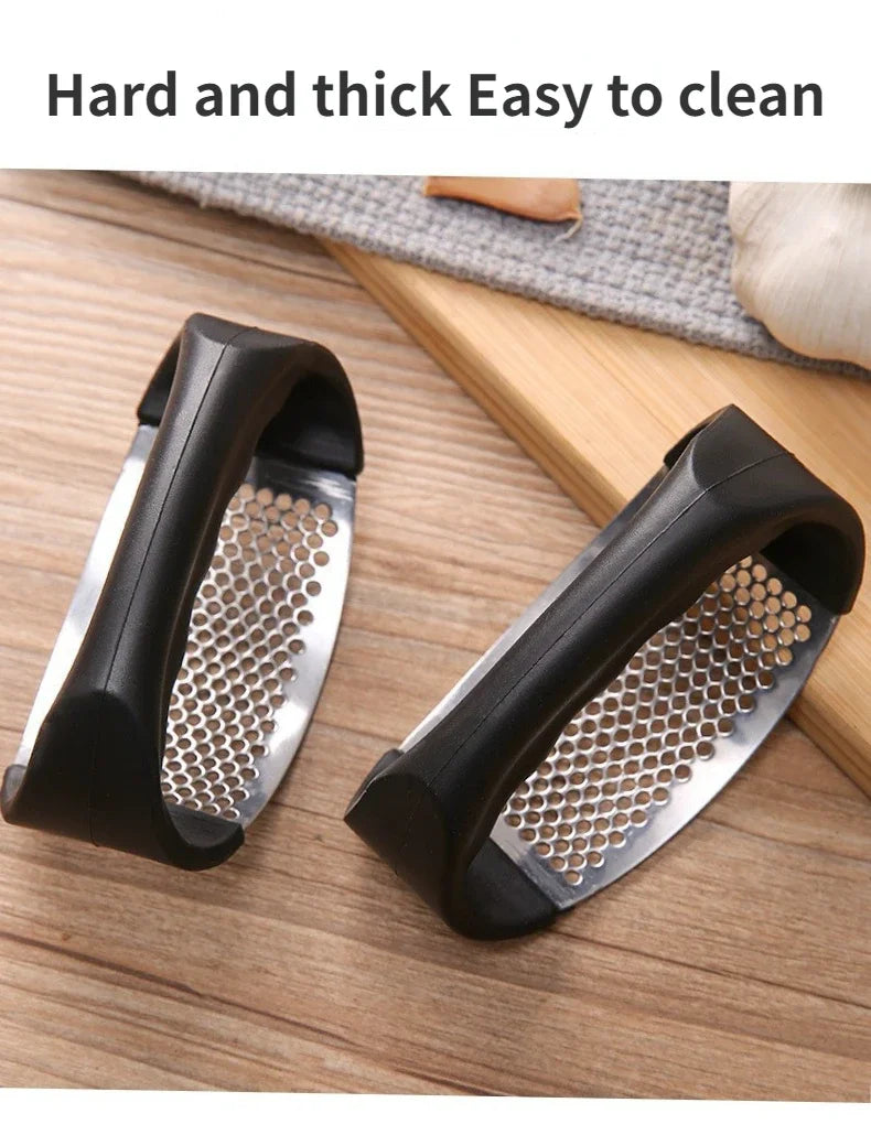 Stainless Steel Garlic Press Manual Garlic Maker Kitchen Multifunctional Household Shoot Garlic Crush Squeeze Garlic Tools