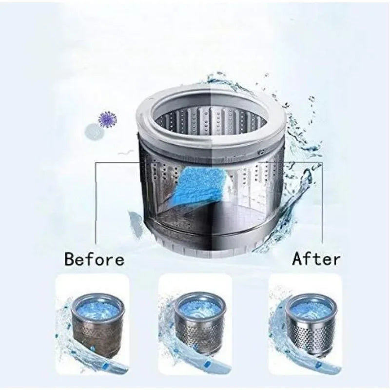 For Washing Machine Cleaner Washer Capsule Detergent Mini Laundry Powder Products Portable Cleaning Household. 4/8/12 PCS Home