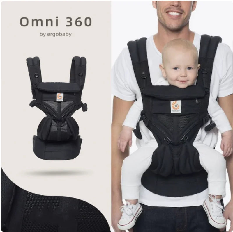 Omni Baby Carrier Ergonomic Kangaroo Infant Kid Sling Back Front Facing Backpack Wrap Newborn Bag Suspenders 360